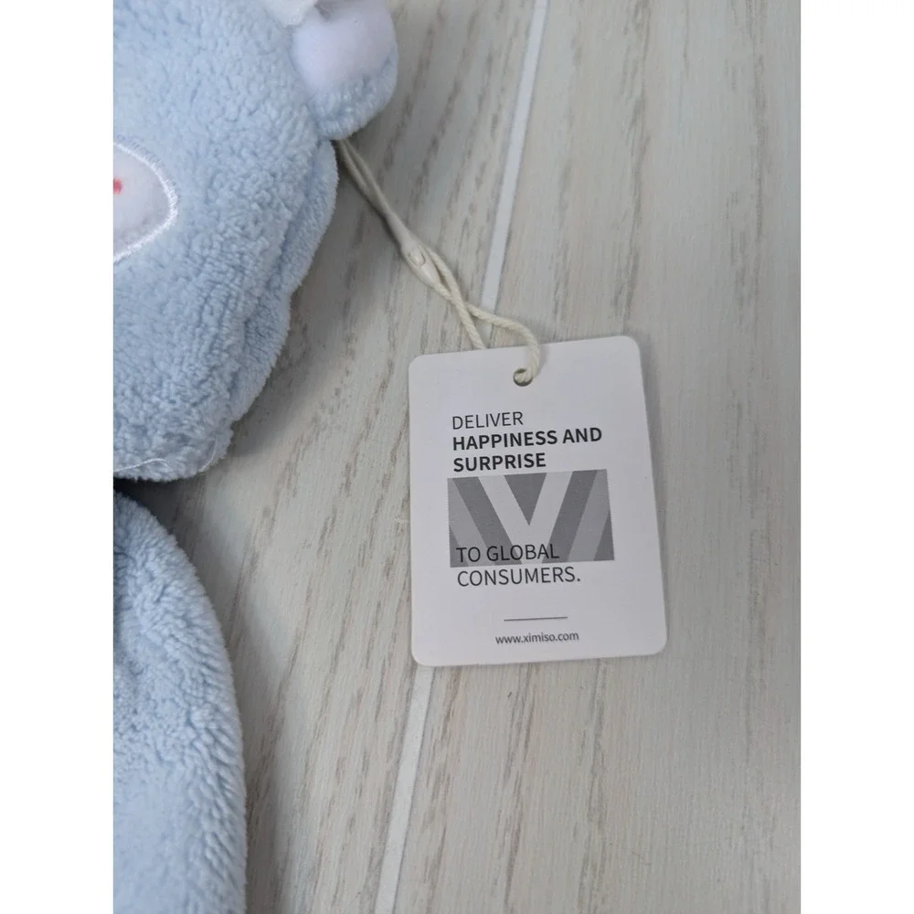 XIMI-V Fox Design Hand Towel blue child's puppet type towel